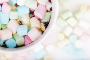 Marshmallow in the cup