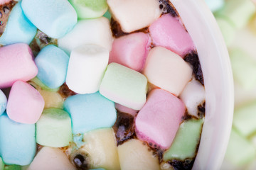 Marshmallow in the cup