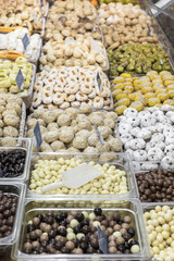 Variety of homemade cookies