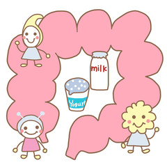 ビフィズス菌と乳酸菌 / 腸内の善玉菌とヨーグルト