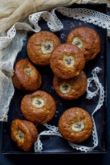 Muffin with banana