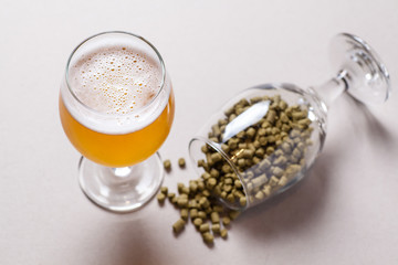 Pale ale and hops