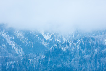 View on winter mountains Tatry, Poland