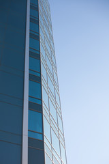 Fototapeta na wymiar Modern glass building.
