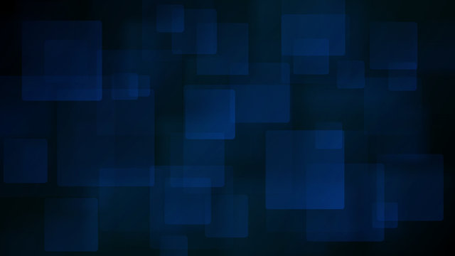 Blue abstract background of blurry squares