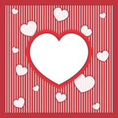 biglietto d'auguri con cuore