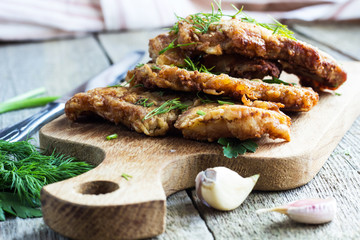 Fried pork chop