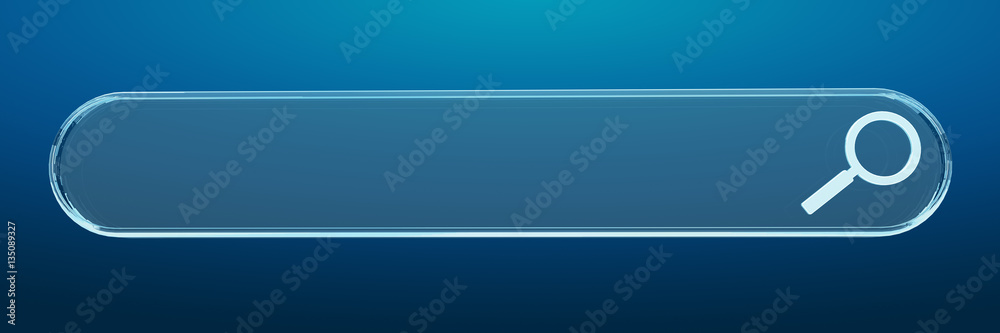 Poster digital web address search bar 3d rendering