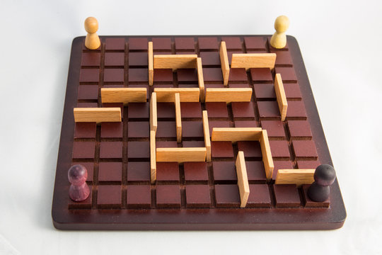 Labyrinth on a game board