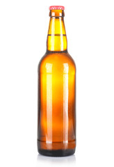 Beer bottle isolated on white