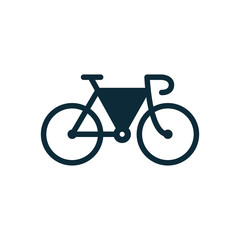 Fototapeta premium bicycle icon on white background