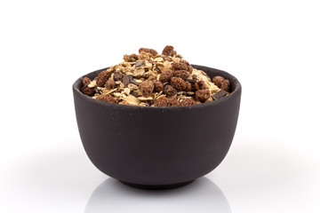 Healthy oat granola muesli cereals