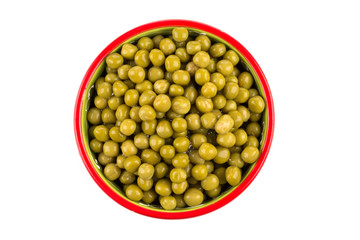 Marinated green peas