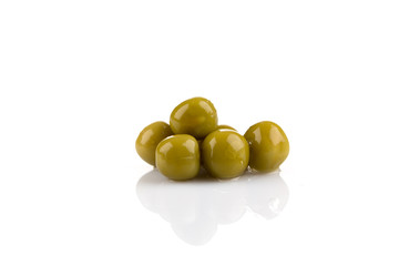 Marinated green peas