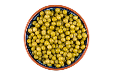 Marinated green peas
