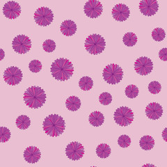 Fototapeta na wymiar Seamless pattern with flowers