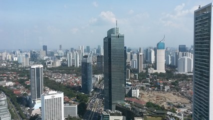 Fototapeta na wymiar Jakarta City View