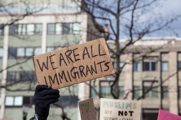 We are all immigrants - obrazy, fototapety, plakaty