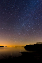 Obraz na płótnie Canvas Milky Way at Land Between the Lakes