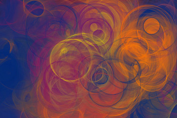 Amazing colorful abstract backgrond with circles