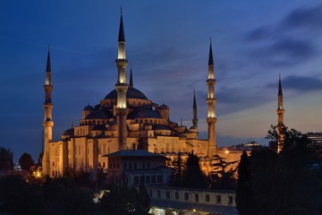 Fototapeta na wymiar The Blue Mosque