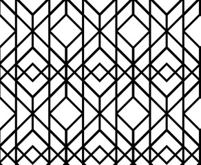 Vector seamless geometric pattern