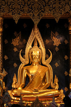 Large Buddha Statue in Phitsanulok, Thailand