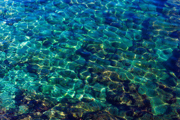 Water ocean background. Blue Water Texture Pattern