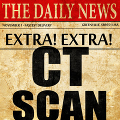 ct scan, newspaper article text