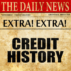 credit history, newspaper article text