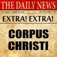 corpus christi, newspaper article text