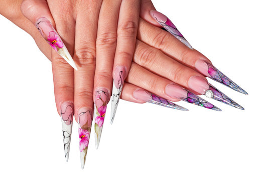 Long nails sale images
