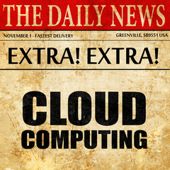 cloud computing, newspaper article text