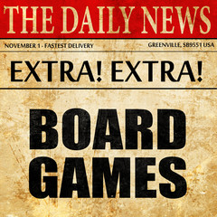 board games, newspaper article text
