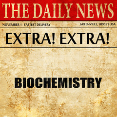 biochemistry, newspaper article text
