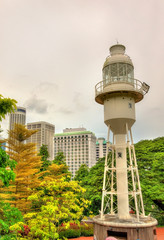 Naklejka premium Fort Canning Lighthouse in Singapore