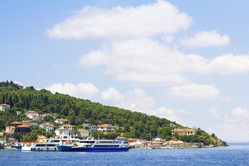 Fototapeta na wymiar Princess Islands in Marmara Sea,Turkey.