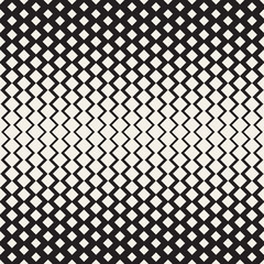 Fototapeta premium Stylish Minimalistic Halftone Grid. . Vector Seamless Black and White Pattern