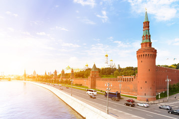 Obraz premium Moscow Kremlin embankment