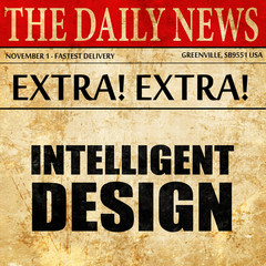 intelligent design, newspaper article text
