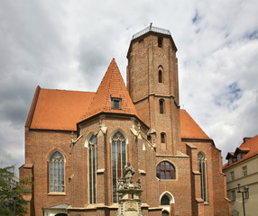 Church of St. Maciej  in Wroclaw. Poland