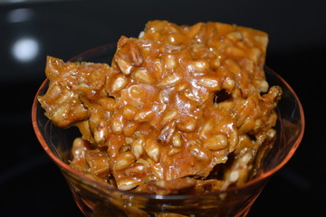 Sesame Seed Brittle Candy