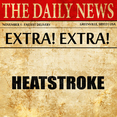 heatstroke, newspaper article text