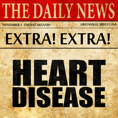heart disease, newspaper article text