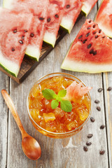Homemade watermelon jam