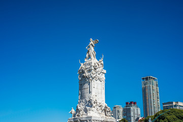 Fototapeta premium Four Regions monument in Buenos Aires, Argentina