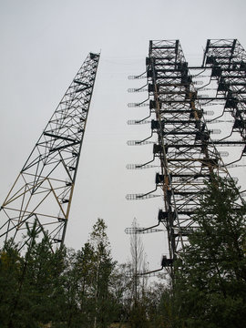 Soviet Radar Station DUGA 3 in the Chernobyl Exclusion Zone in U