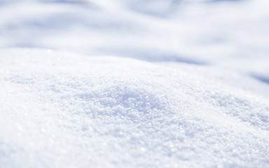 Fototapeta na wymiar Snow texture closeup