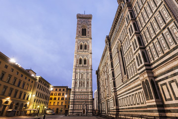 Bell tower of Santa Maria del Fiore in Florence