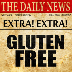 gluten free, newspaper article text